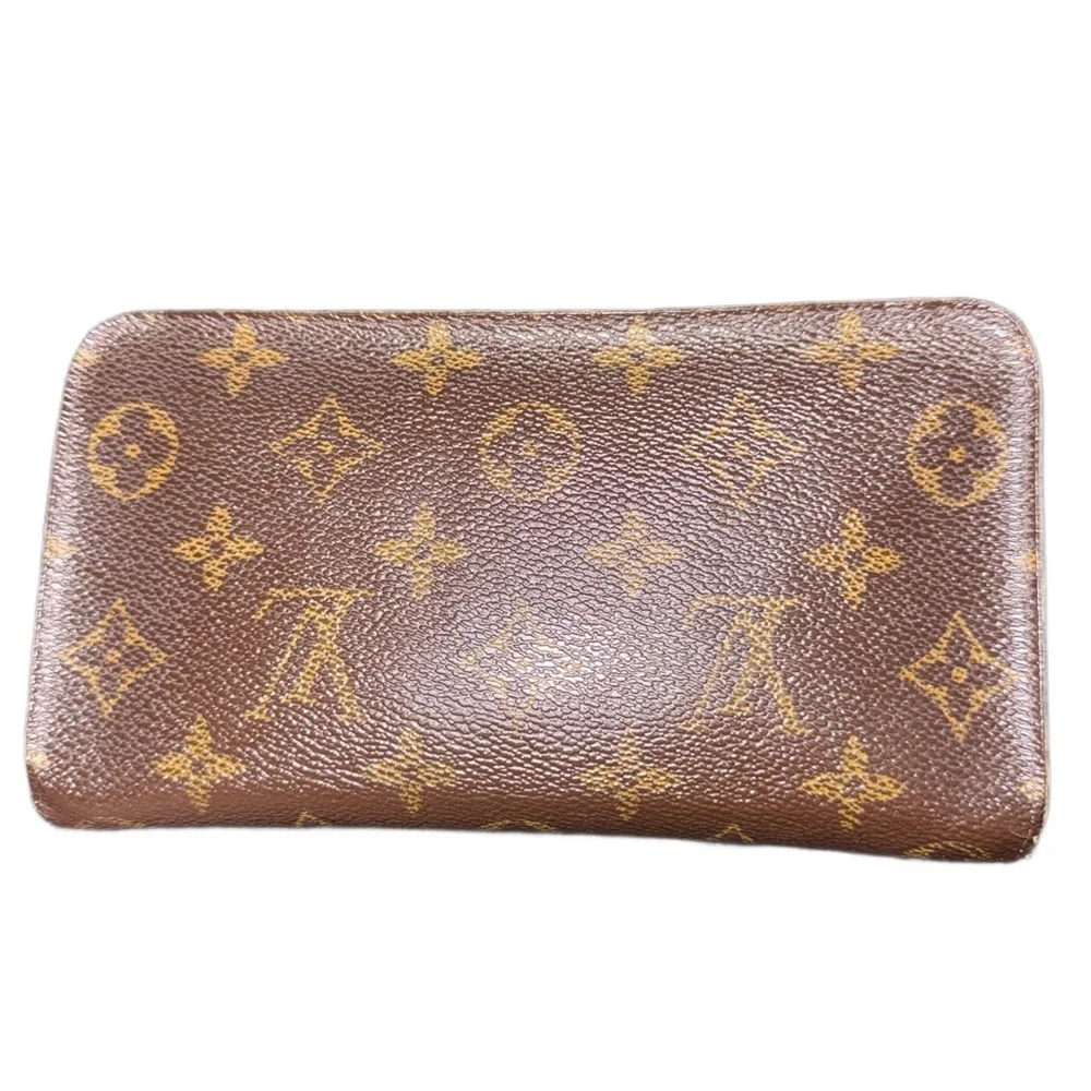 Louis Vuitton Brown Monogram Wallet Duo- Zippy & Sarah